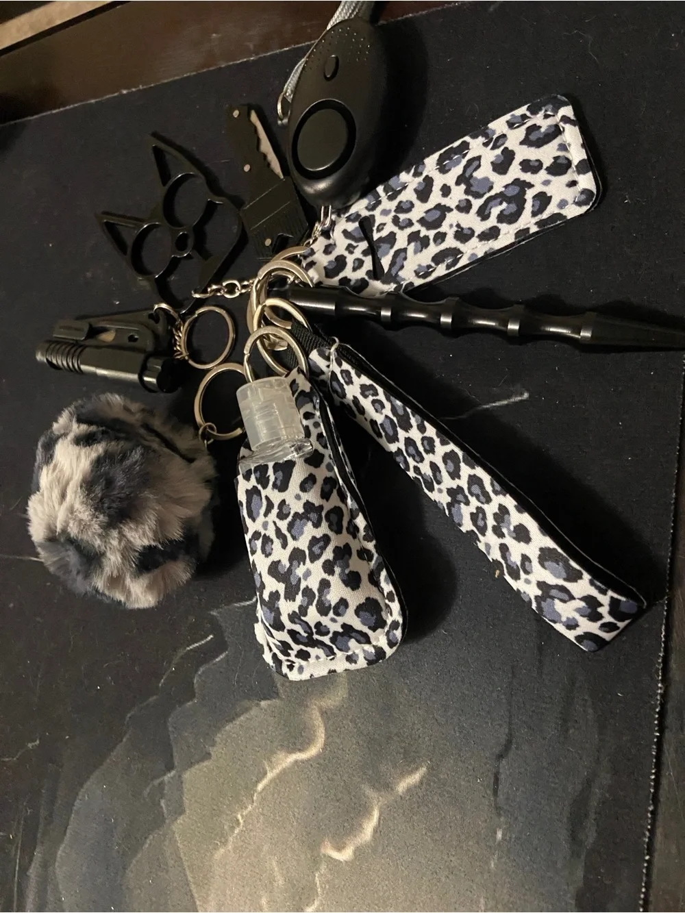 10pc Assorted Patterned Keychains. B31